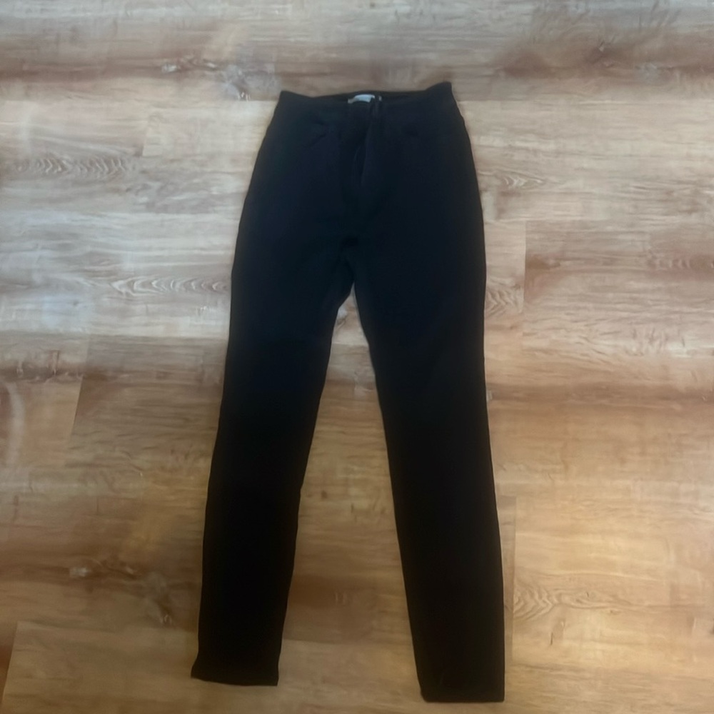 Madewell sz 27 curvy road tripper black skinny jeans!
